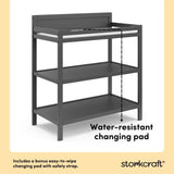 Alpine gray changing table changing pad callout