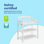 Graco white changing table certifications callout