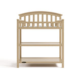 Graco driftwood changing table front view