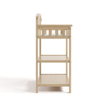 Graco driftwood changing table side view