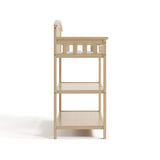 Graco driftwood changing table side view