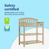 Graco driftwood changing table certifications callout