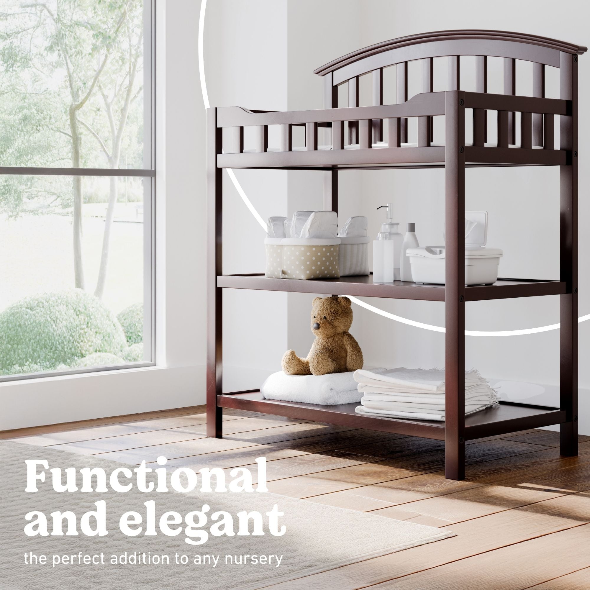 Graco espresso changing table callout