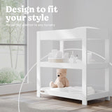 Graco white customizable changing table callout