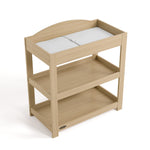Graco driftwood customizable changing table top view
