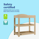 Graco driftwood customizable changing table callout