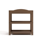 Graco hazelnut customizable changing table front view