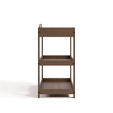 Graco hazelnut customizable changing table side view