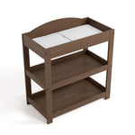 Graco hazelnut customizable changing table top view