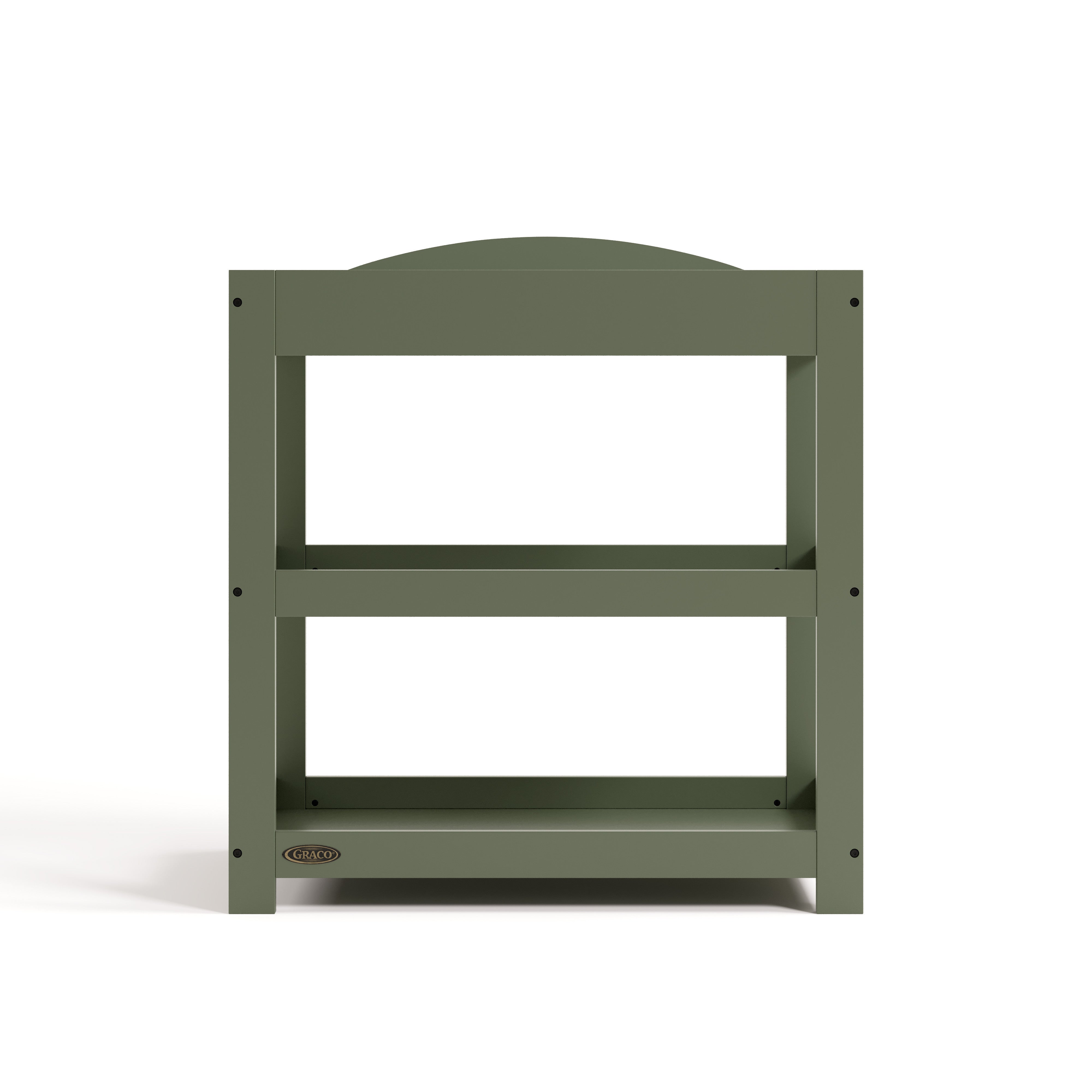 Graco olive customizable changing table front view