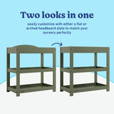 Graco olive customizable changing table callout