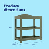 Graco olive customizable changing table callout