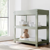 Graco olive customizable changing table in nursery