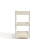 Graco frosted oat customizable changing table side view