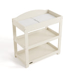 Graco frosted oat customizable changing table top view
