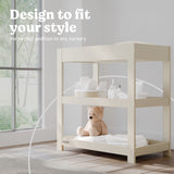 Graco frosted oat customizable changing table callout