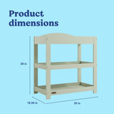 Graco sage customizable changing table callout