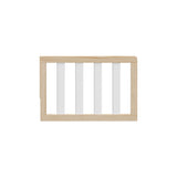 natural with white toddler safety guardrail