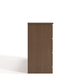 Brookside hazelnut 6 drawer dresser side view