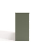 Brookside olive 6 drawer dresser side view