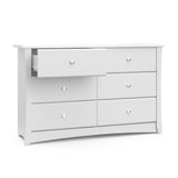 Storkcraft® Crescent 6 Drawer Double Dresser.