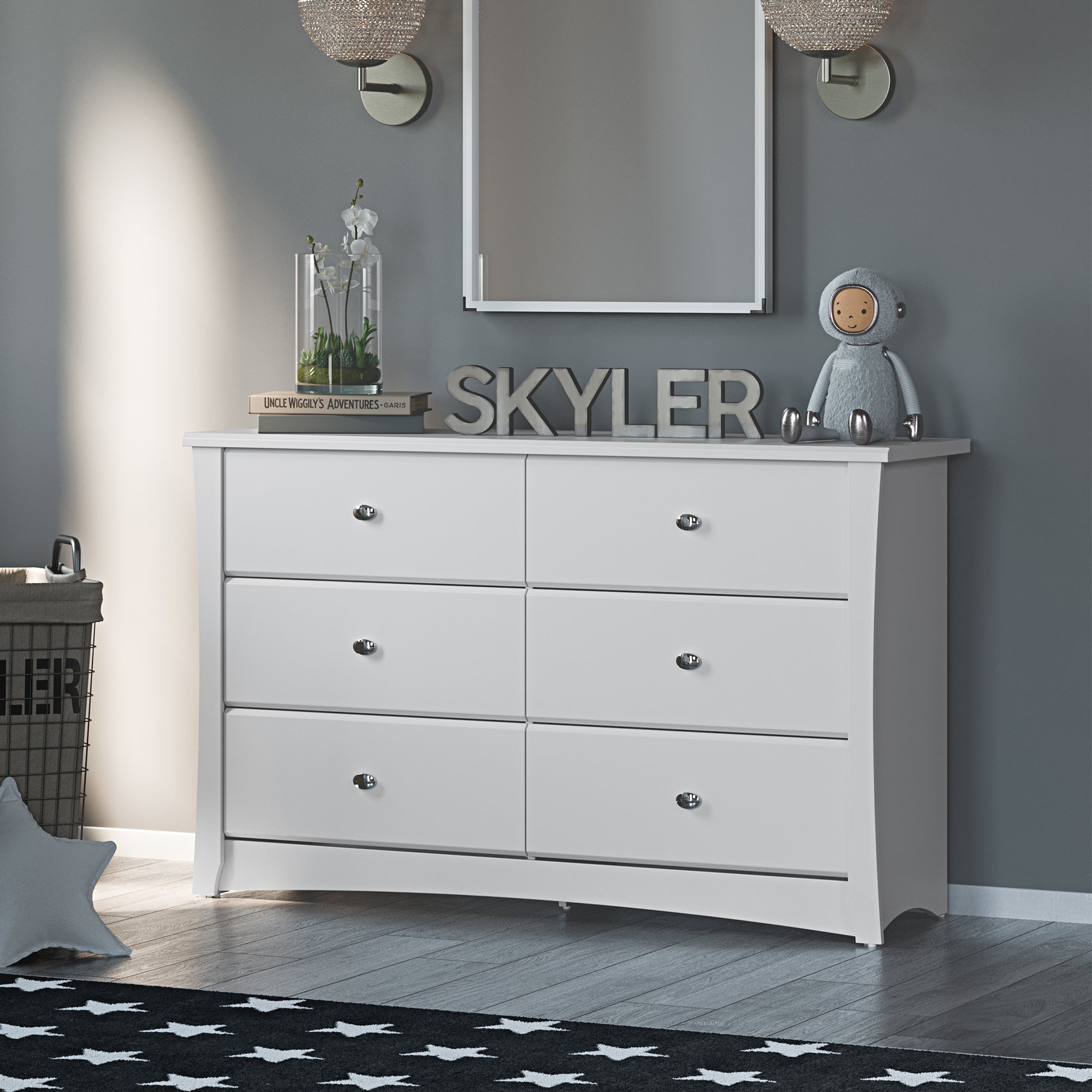 Storkcraft® Crescent 6 Drawer Double Dresser.
