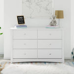 Storkcraft® Crescent 6 Drawer Double Dresser.
