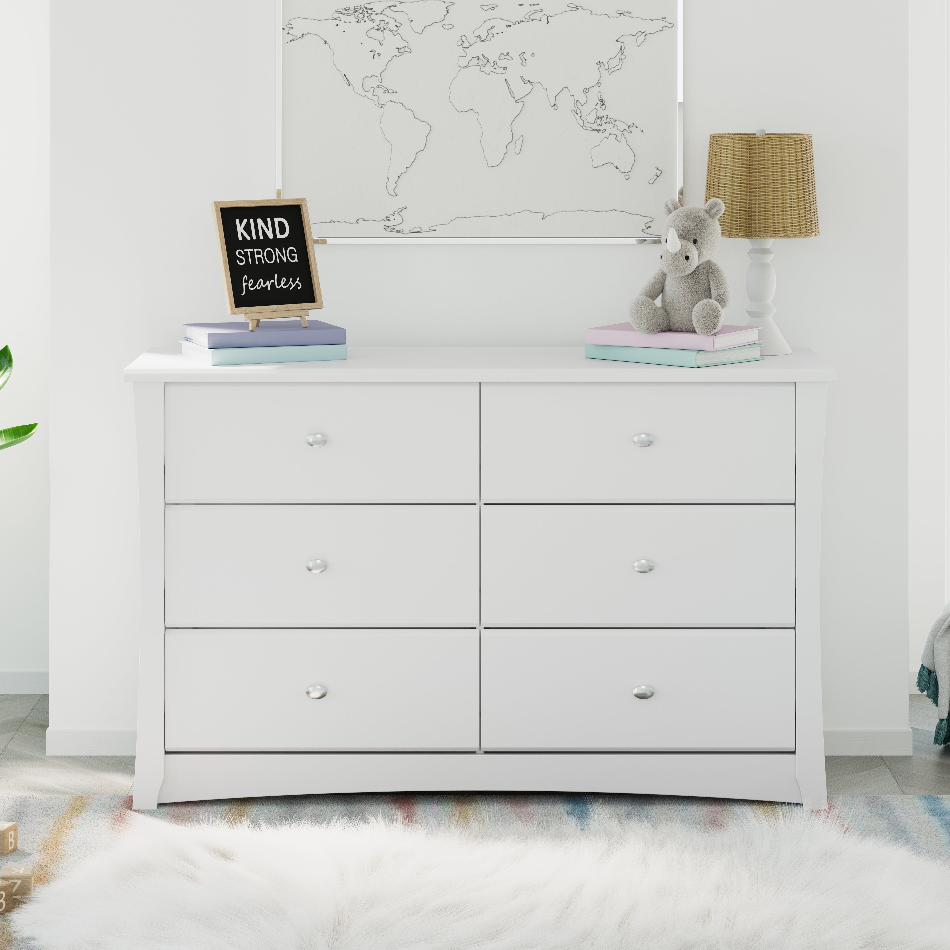 Storkcraft® Crescent 6 Drawer Double Dresser.