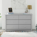 Storkcraft® Crescent 6 Drawer Double Dresser.