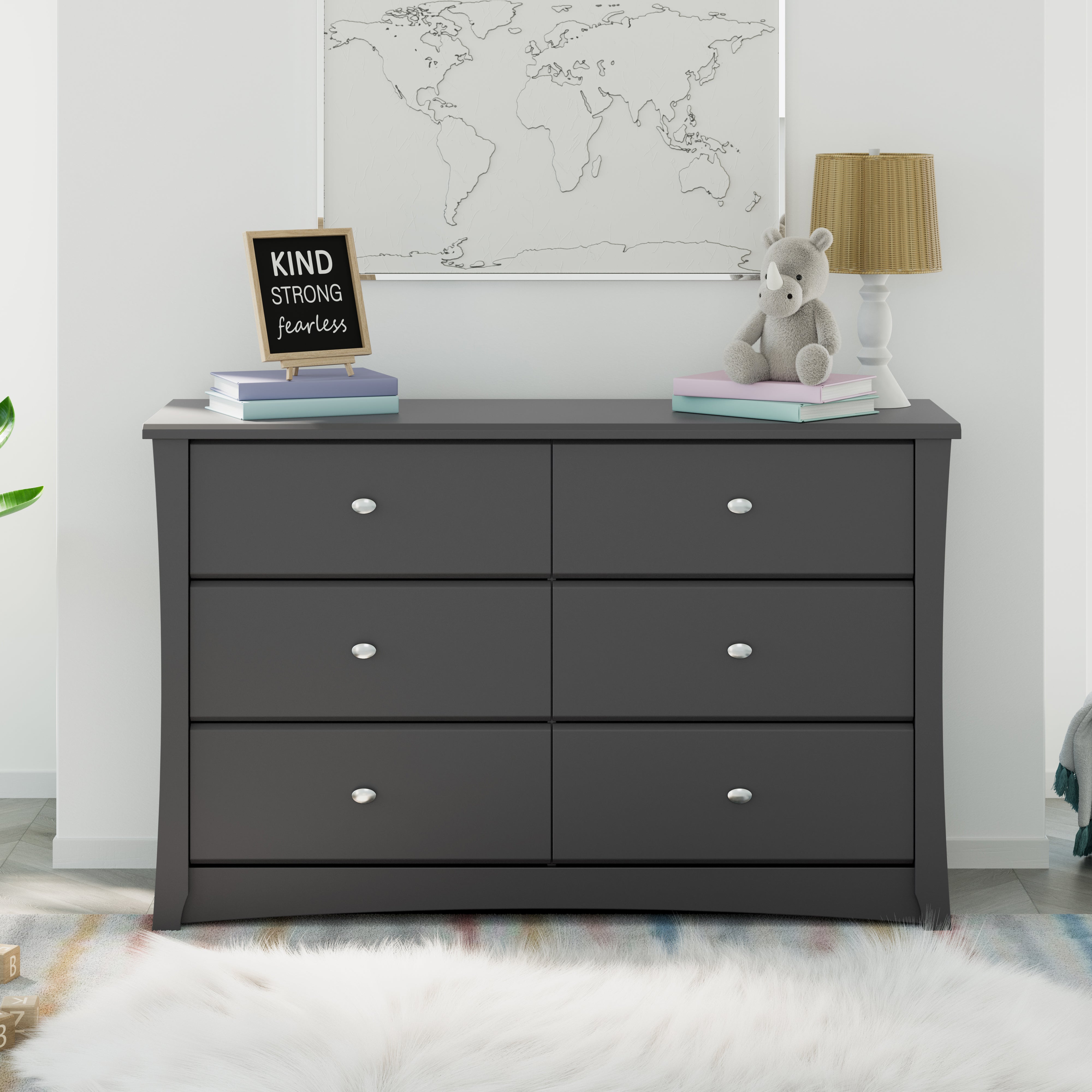 Storkcraft® Crescent 6 Drawer Double Dresser.