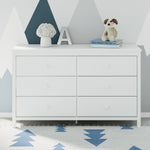 Storkcraft® Alpine 6 Drawer Dresser.