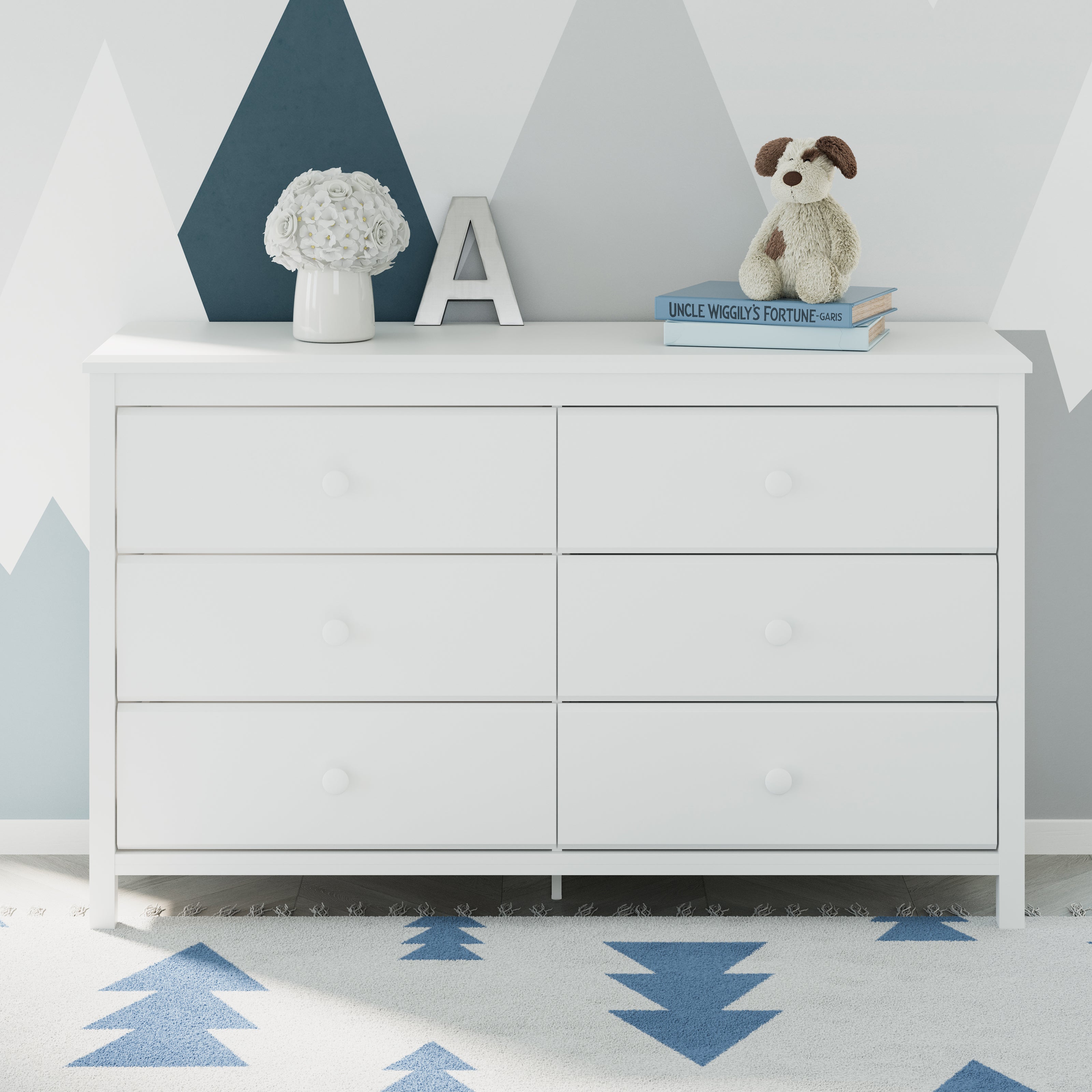 Storkcraft® Alpine 6 Drawer Dresser.