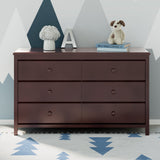 Storkcraft® Alpine 6 Drawer Dresser.