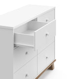 Storkcraft® Modern 6 Drawer Dresser.
