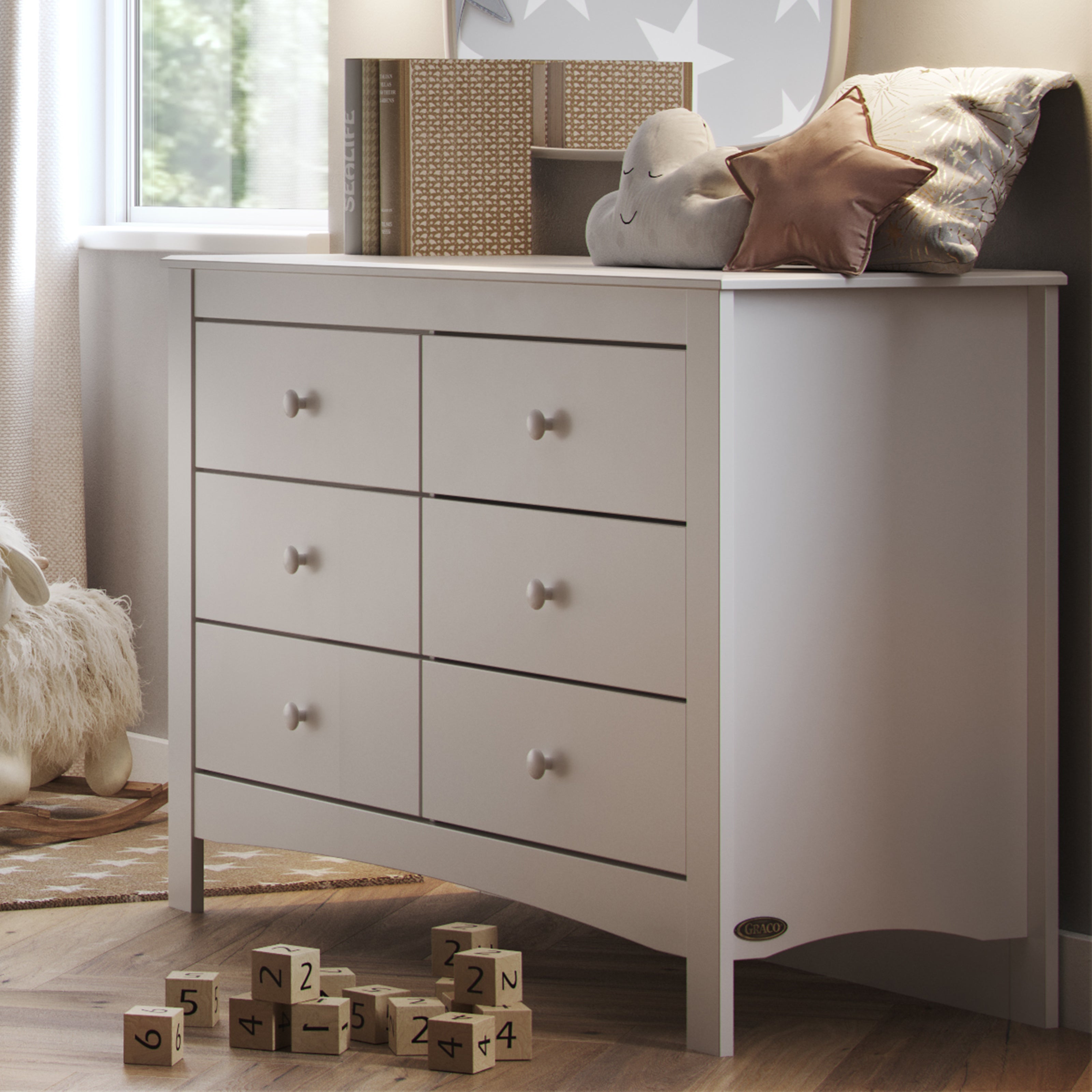 Graco® Noah 6 Drawer Double Dresser.