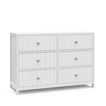 White dresser angled view