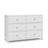 White dresser angled view