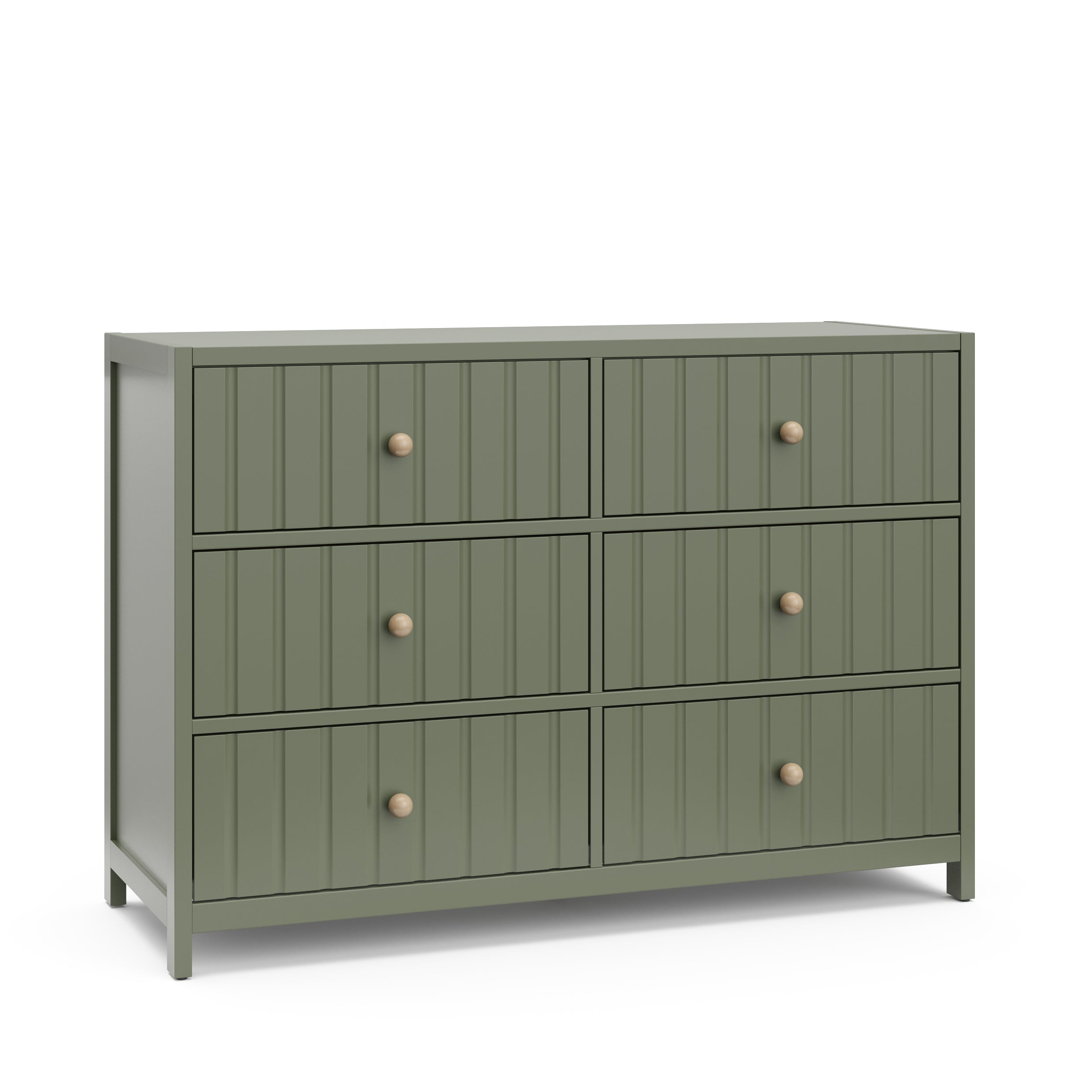 Olive dresser angled view
