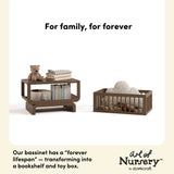 Santorini hazelnut bassinet conversion callout