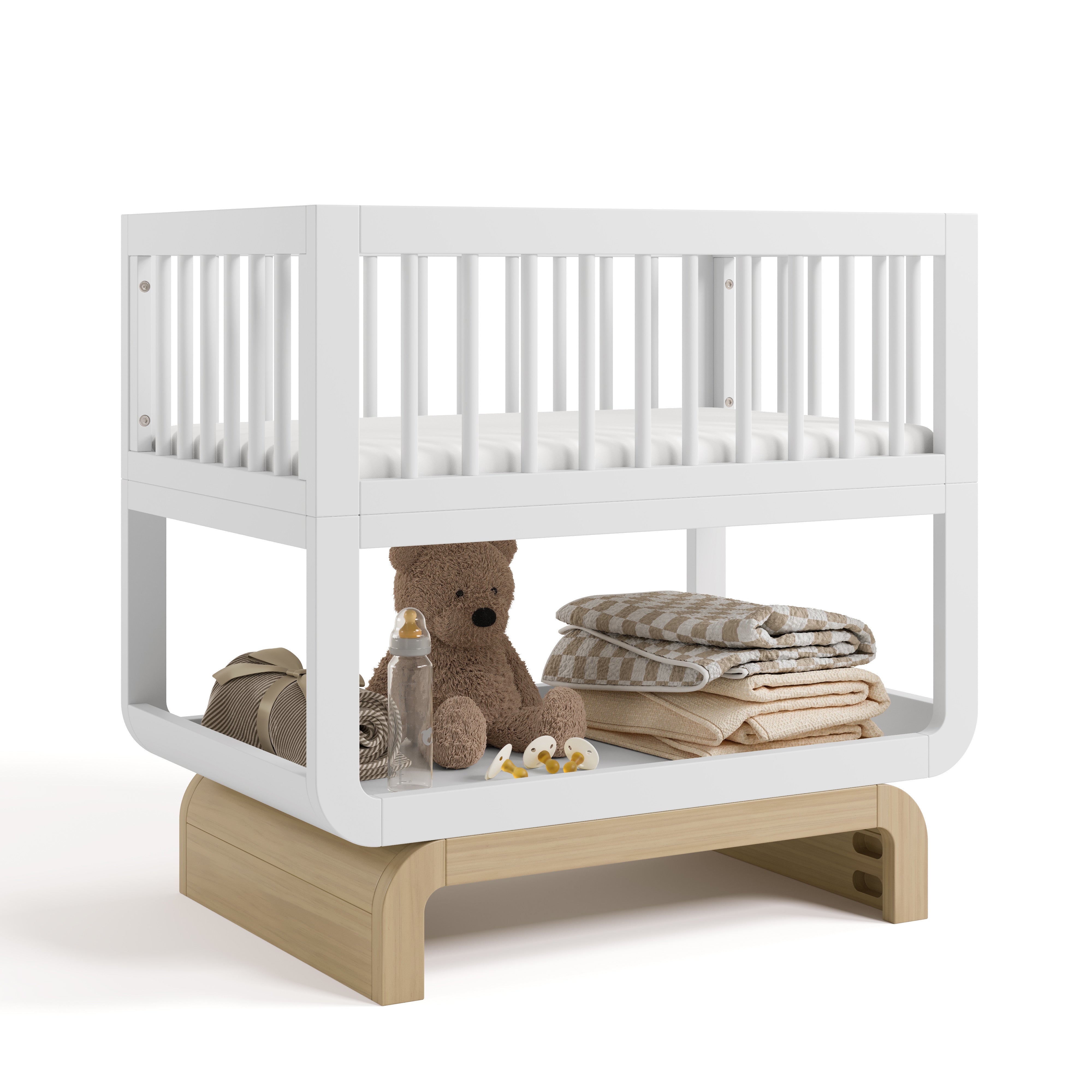 Storkcraft® Santorini® Deluxe Convertible Bassinet.