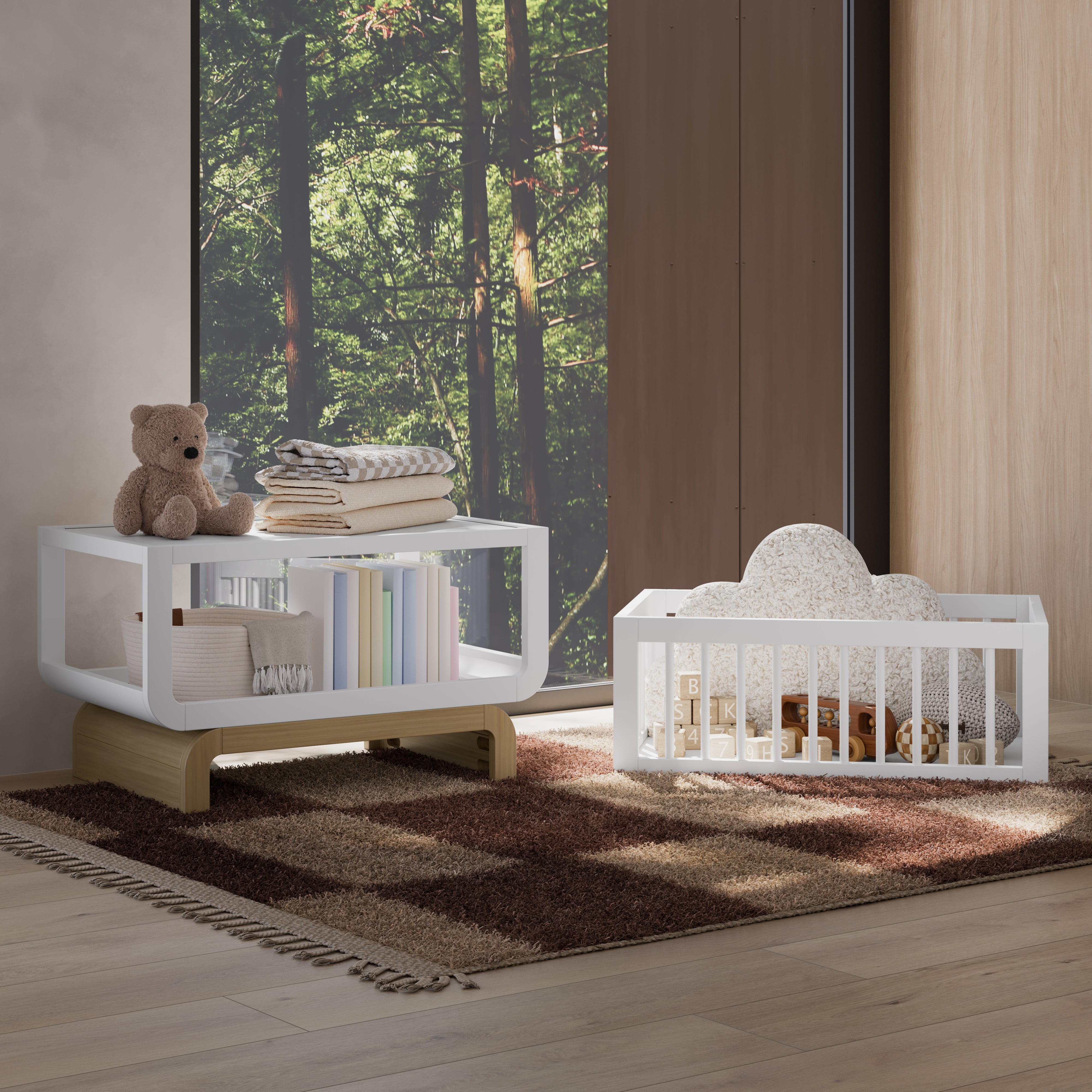 Storkcraft® Santorini® Deluxe Convertible Bassinet.