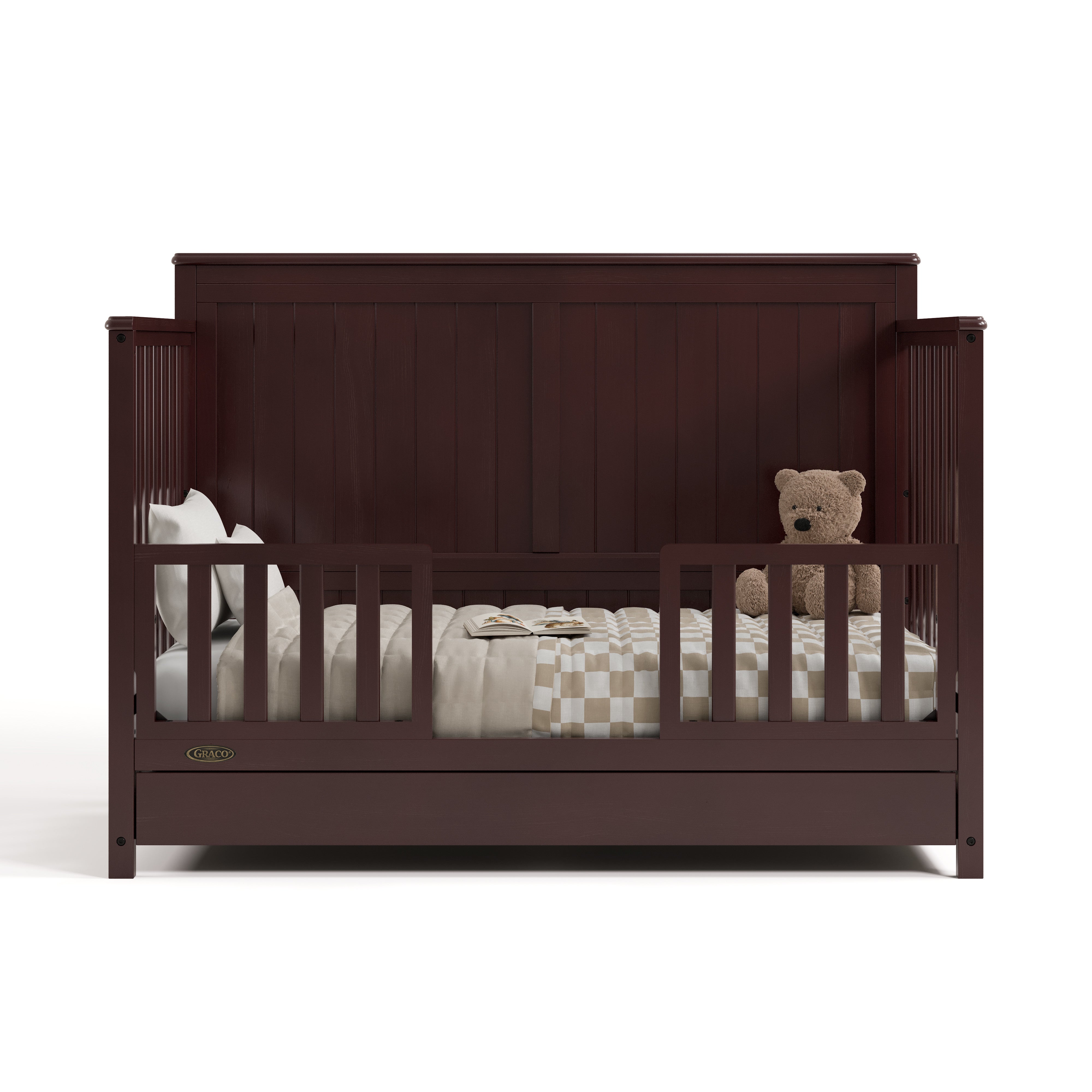 Graco® Hadley 5-in-1 Convertible Crib with Drawer.