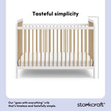 Pasadena white with driftwood crib style callout