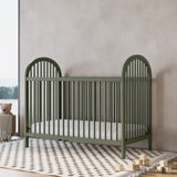 olivia olive crib in nursery