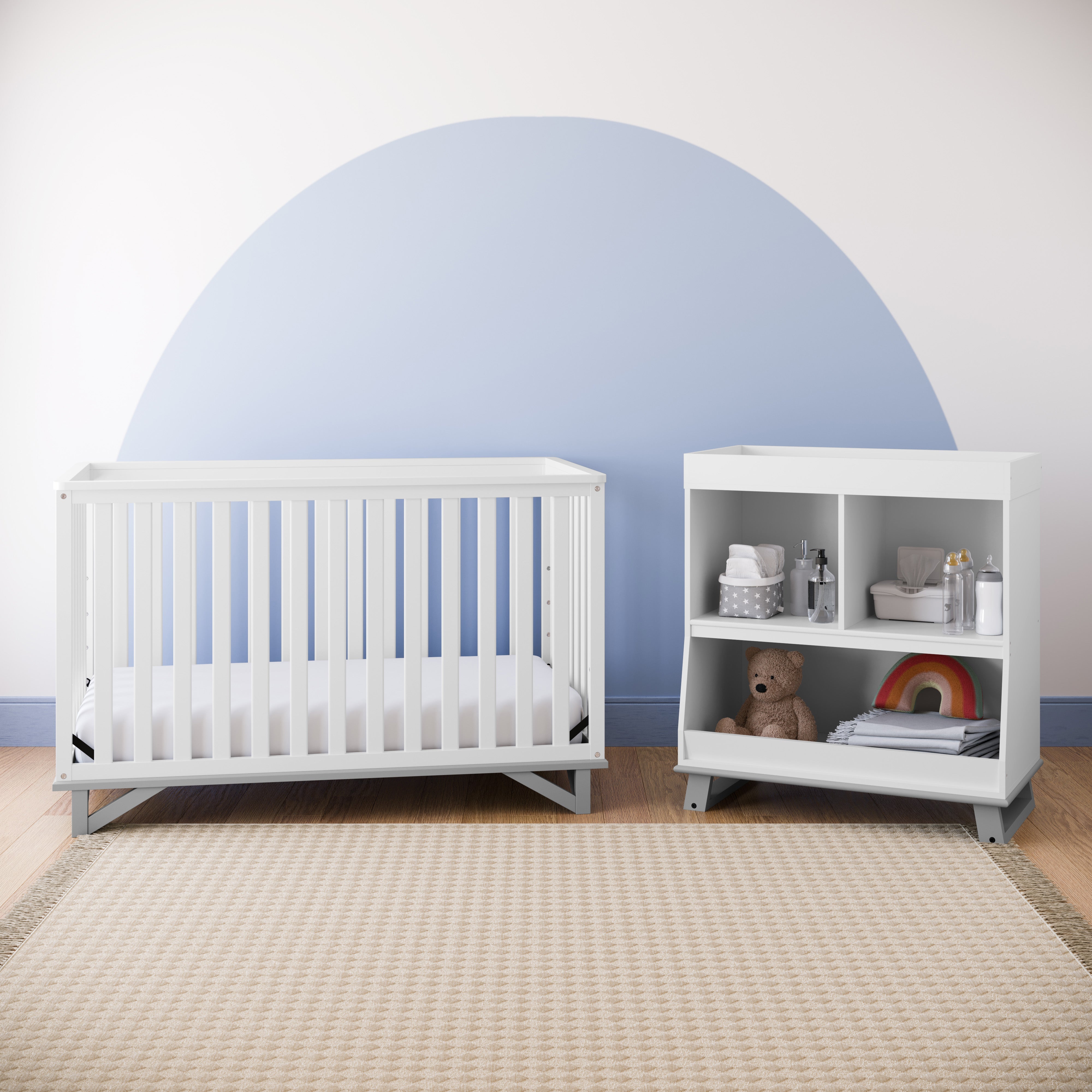 Storkcraft® Modern Convertible Changing Table.