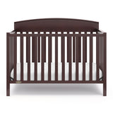 Benton espresso crib front view