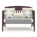 Benton espresso crib converted to daybed
