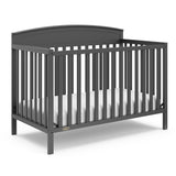 Benton gray crib angle view