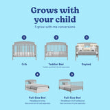 Benton pebble gray crib conversions callout