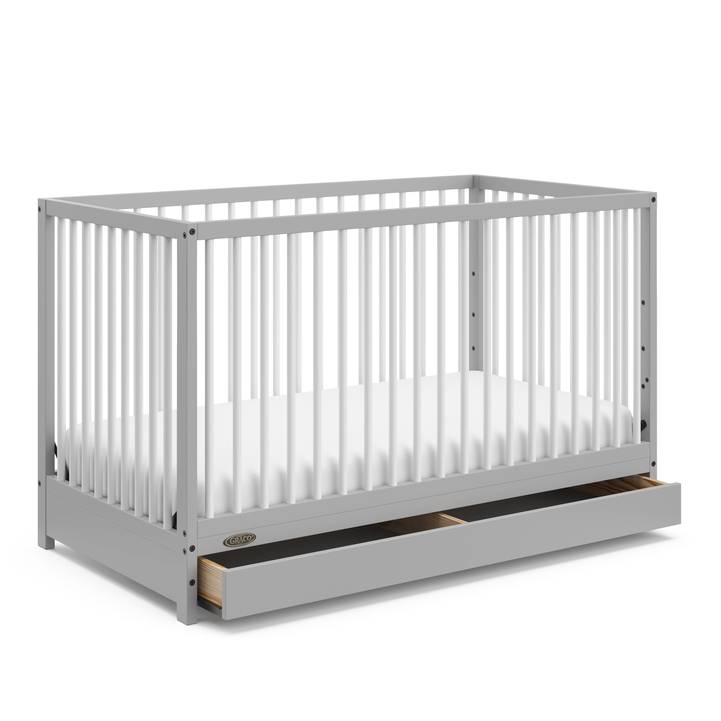Graco® Teddi® 5-in-1 Convertible Crib with Drawer.